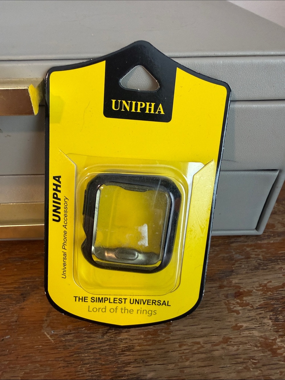 Universal UNIPHA Phone Accessory Card - Yellow & Black